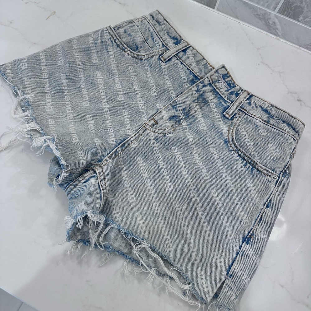 Alexander Wang Faded Blue Denim Jeans